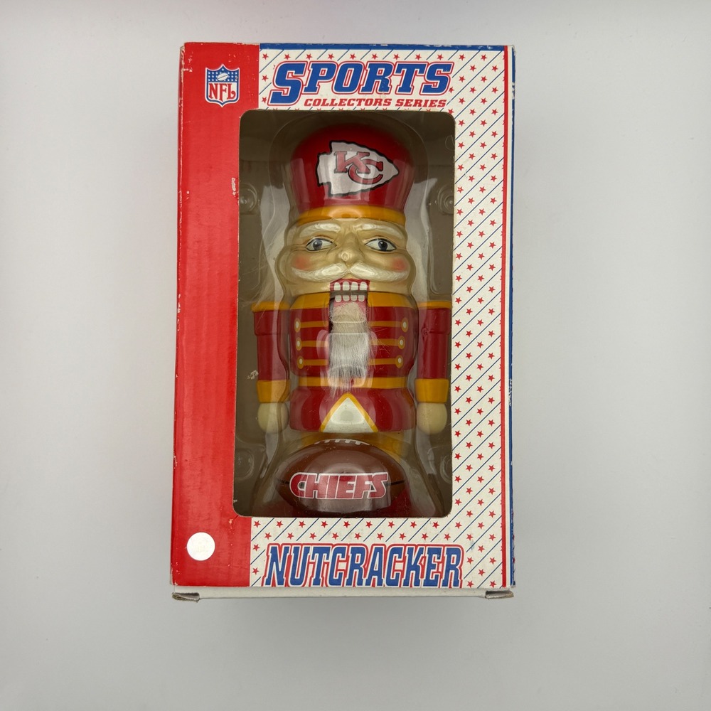 Topperscot NFL Nutcracker Kansas City Chiefs Red Vintage Sports Collector